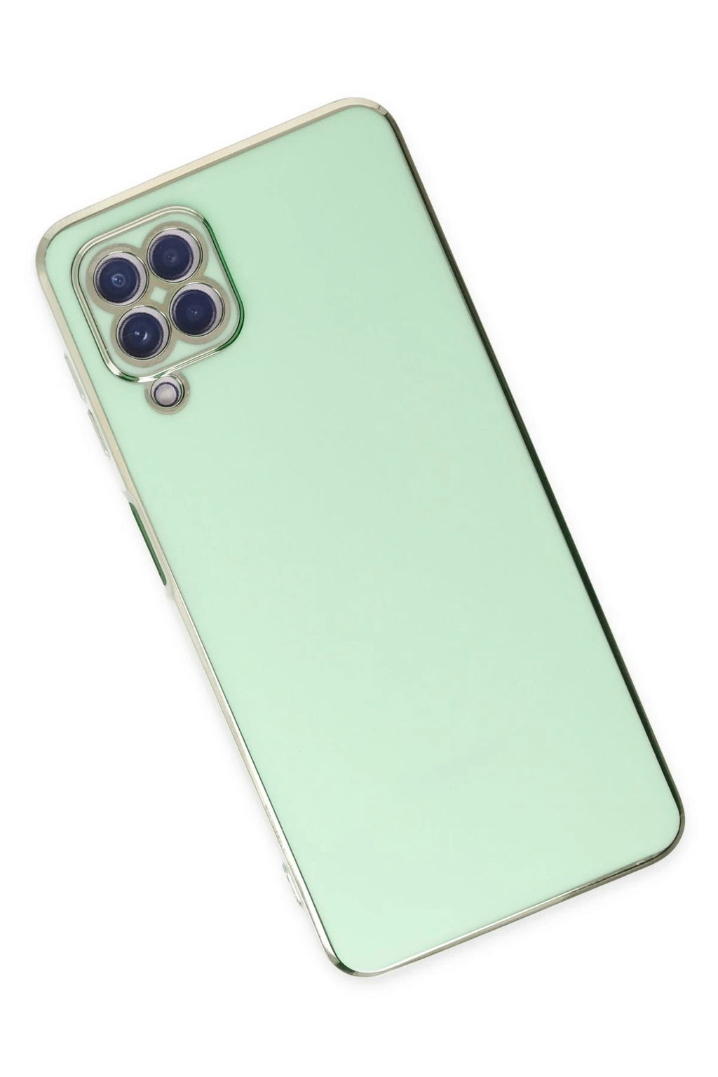 Mey İthalat® Samsung Galaxy A22 Kılıf Volet Silikon - Açık Yeşil