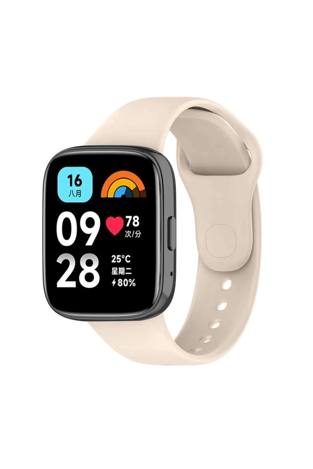 Mey İthalat® Redmi Watch 3 Active Klasik Kordon - Yıldız Işığı