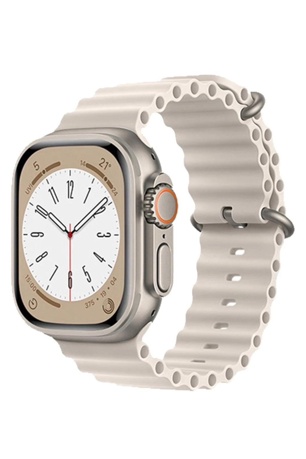 Mey İthalat® Watch 42mm Ocean Kordon - Krem