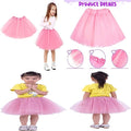 Mey İthalat® Pembe Renk Tütü Etek Bale Eteği Gösteri Eteği Çocuk Bebek Boy