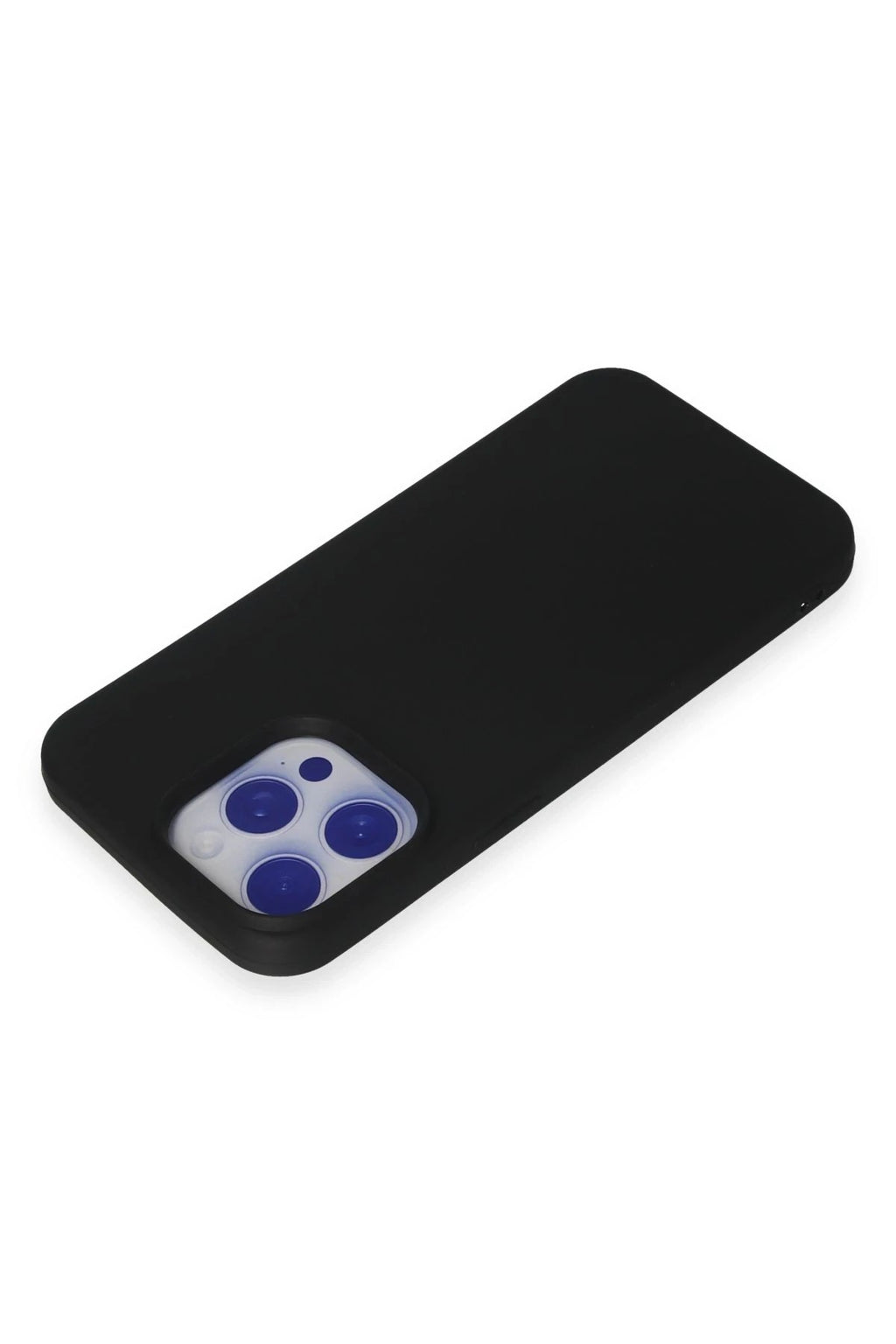 Mey İthalat® iPhone 15 Pro Max Kılıf Nano içi Kadife Silikon - Siyah