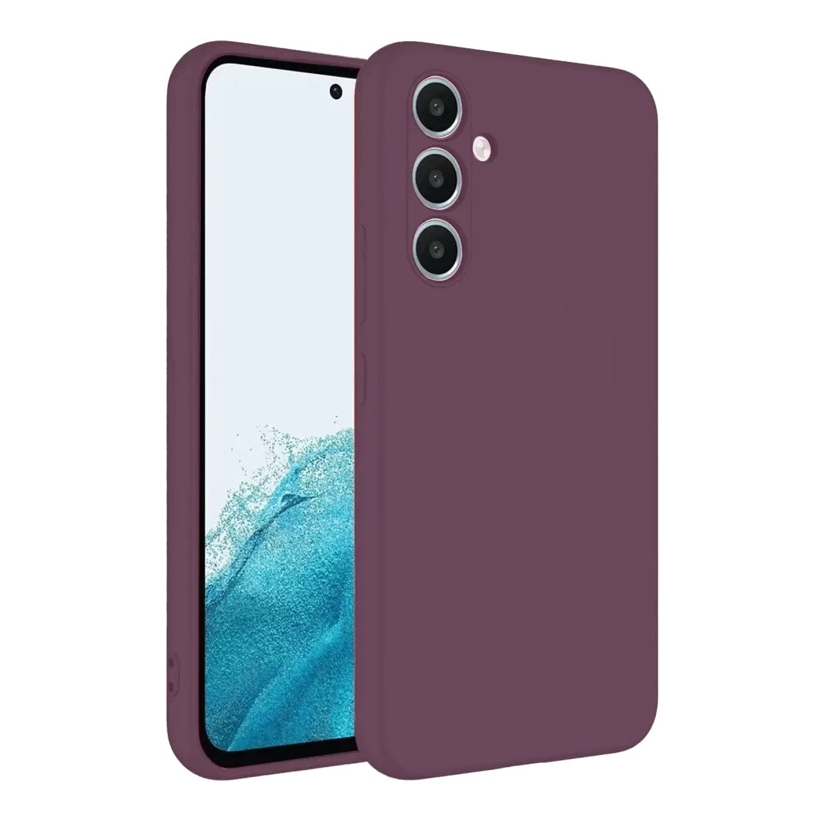 Mey İthalat® Samsung Galaxy A16 5G Kılıf First Silikon - Mürdüm