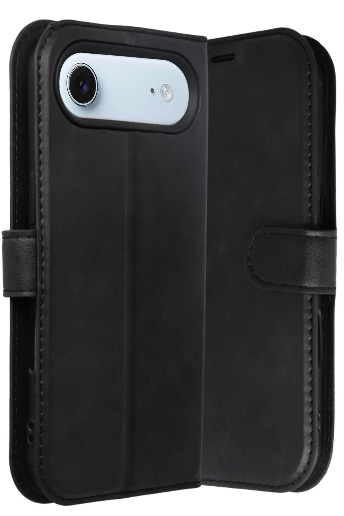 Mey İthalat® iPhone 17 Air Trend S Plus Kapaklı Kılıf - Siyah