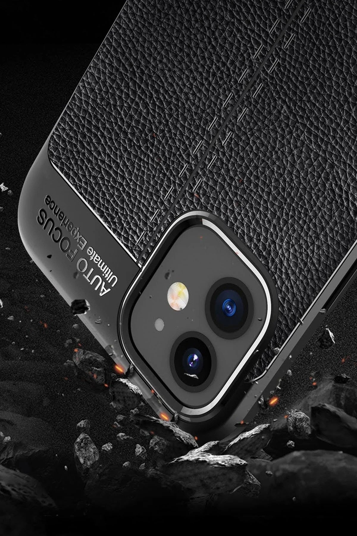 Mey İthalat® iPhone 12 Mini Kılıf Auto Focus Kapak - Lacivert