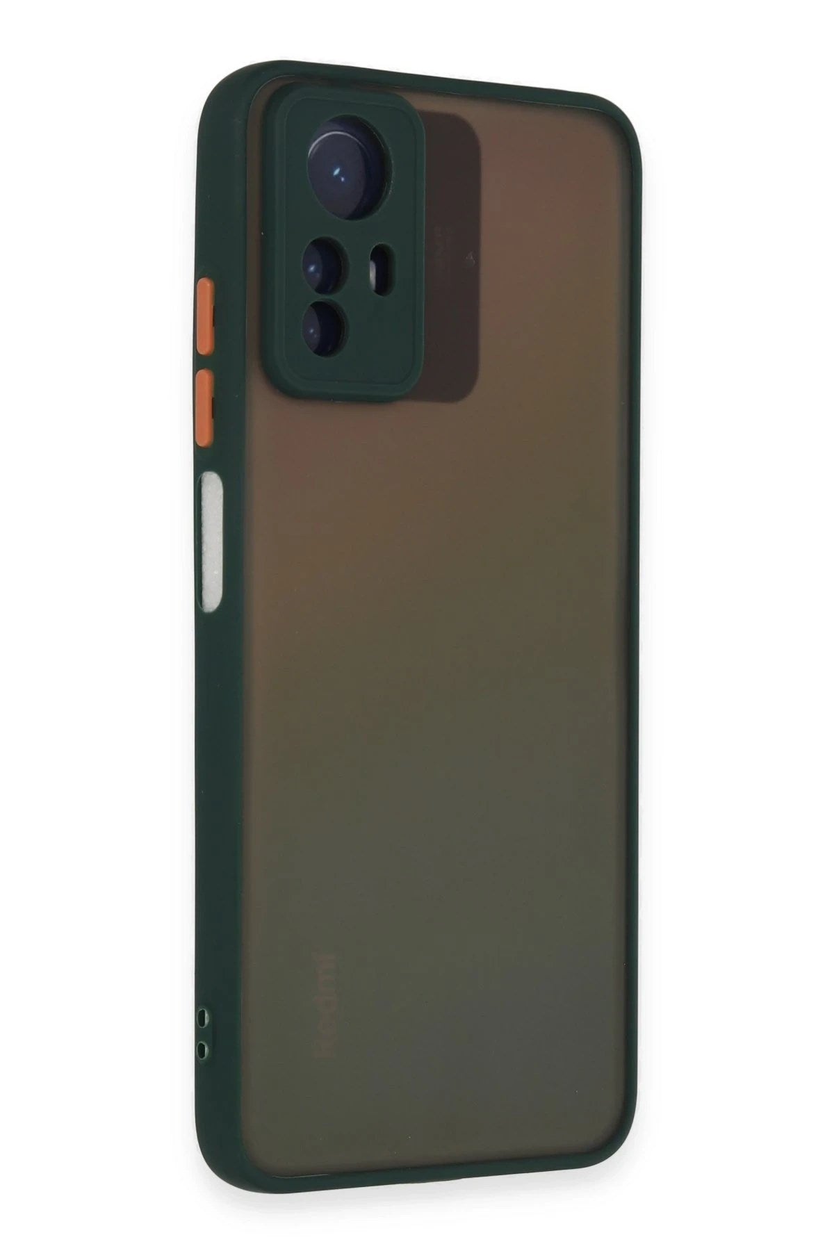 Mey İthalat® Redmi Note 12S Kılıf Montreal Silikon Kapak - Yeşil