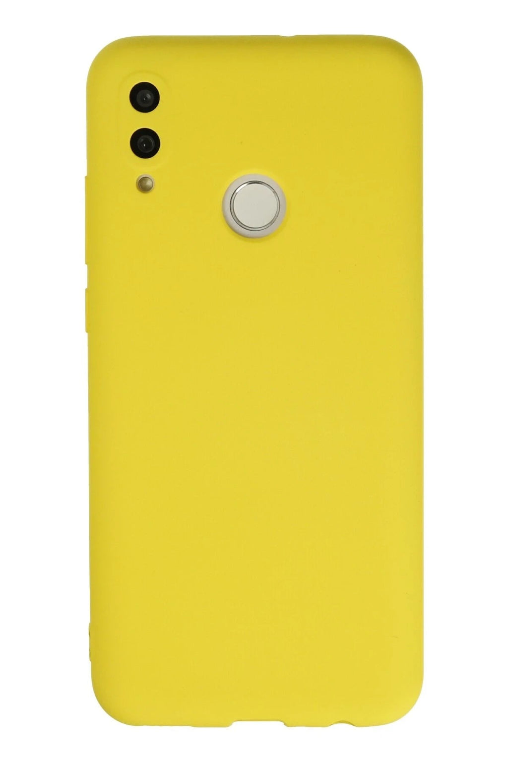 Mey İthalat® Huawei P Smart 2019 Kılıf Nano içi Kadife Silikon - Sarı