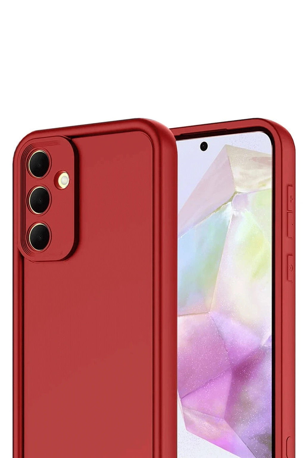 Mey İthalat® Samsung Galaxy A17 5G Viera Silikon - Kırmızı