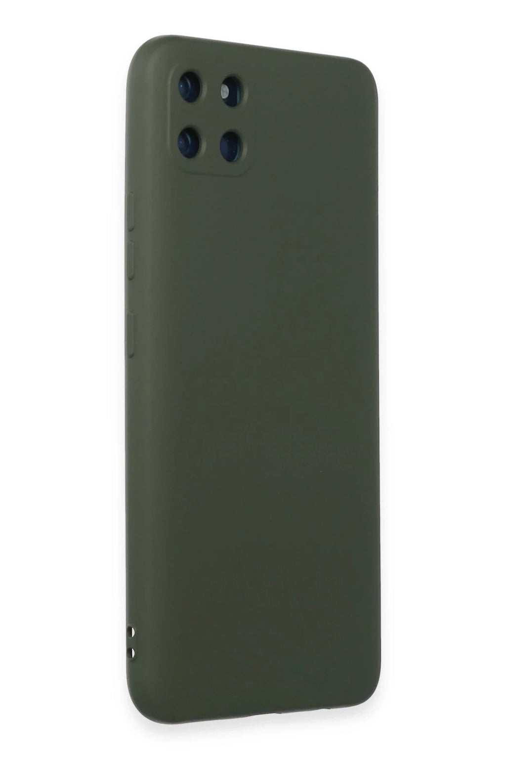 Mey İthalat® Realme C11 Kılıf Nano içi Kadife Silikon - Koyu Yeşil
