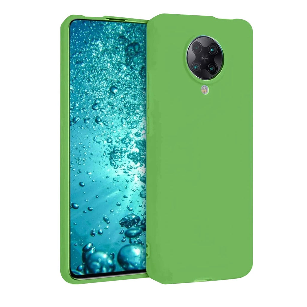 Mey İthalat® Redmi K30 Pro Kılıf Nano içi Kadife Silikon - Yeşil