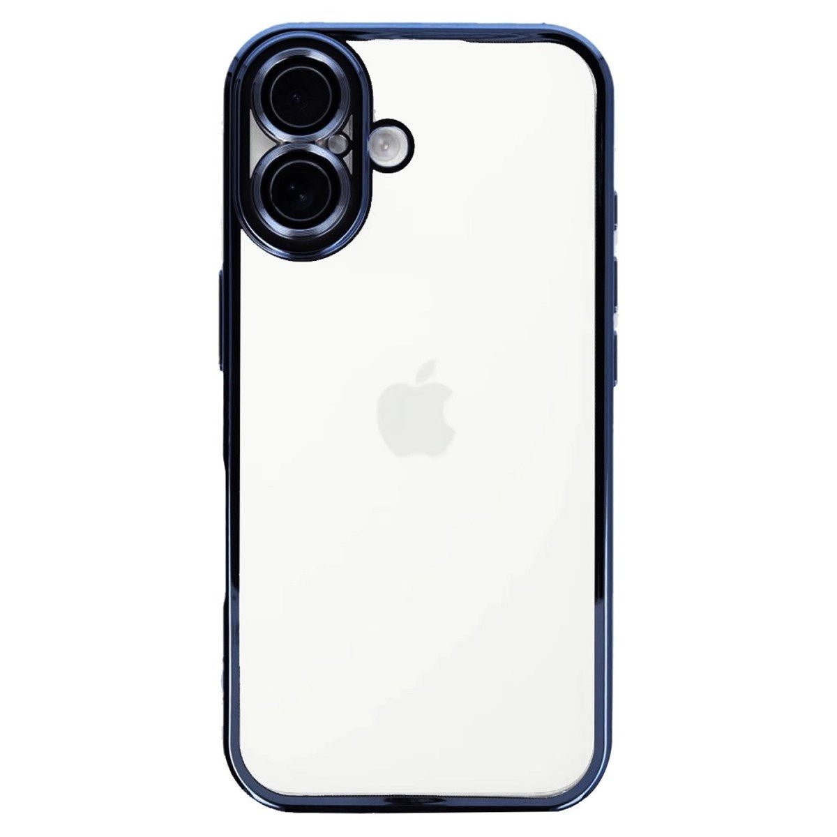 Mey İthalat® iPhone 16 Kılıf Lensli Silikon - Açık Mavi