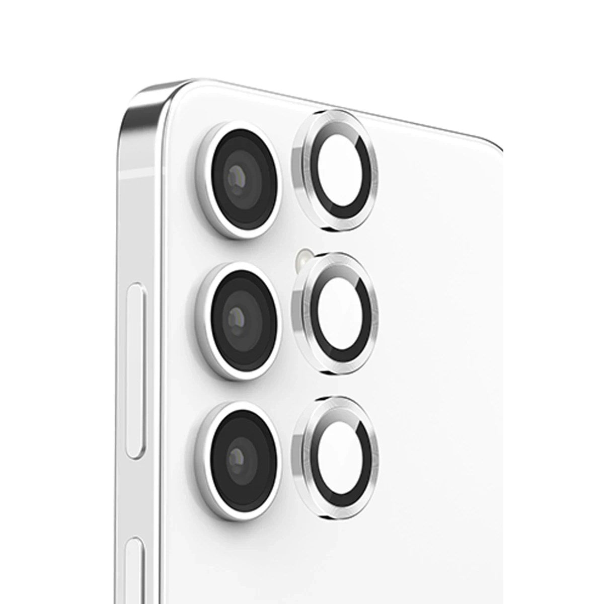 Mey İthalat® Samsung Galaxy A16 5G Raze Metal Kamera Lens - Gümüş