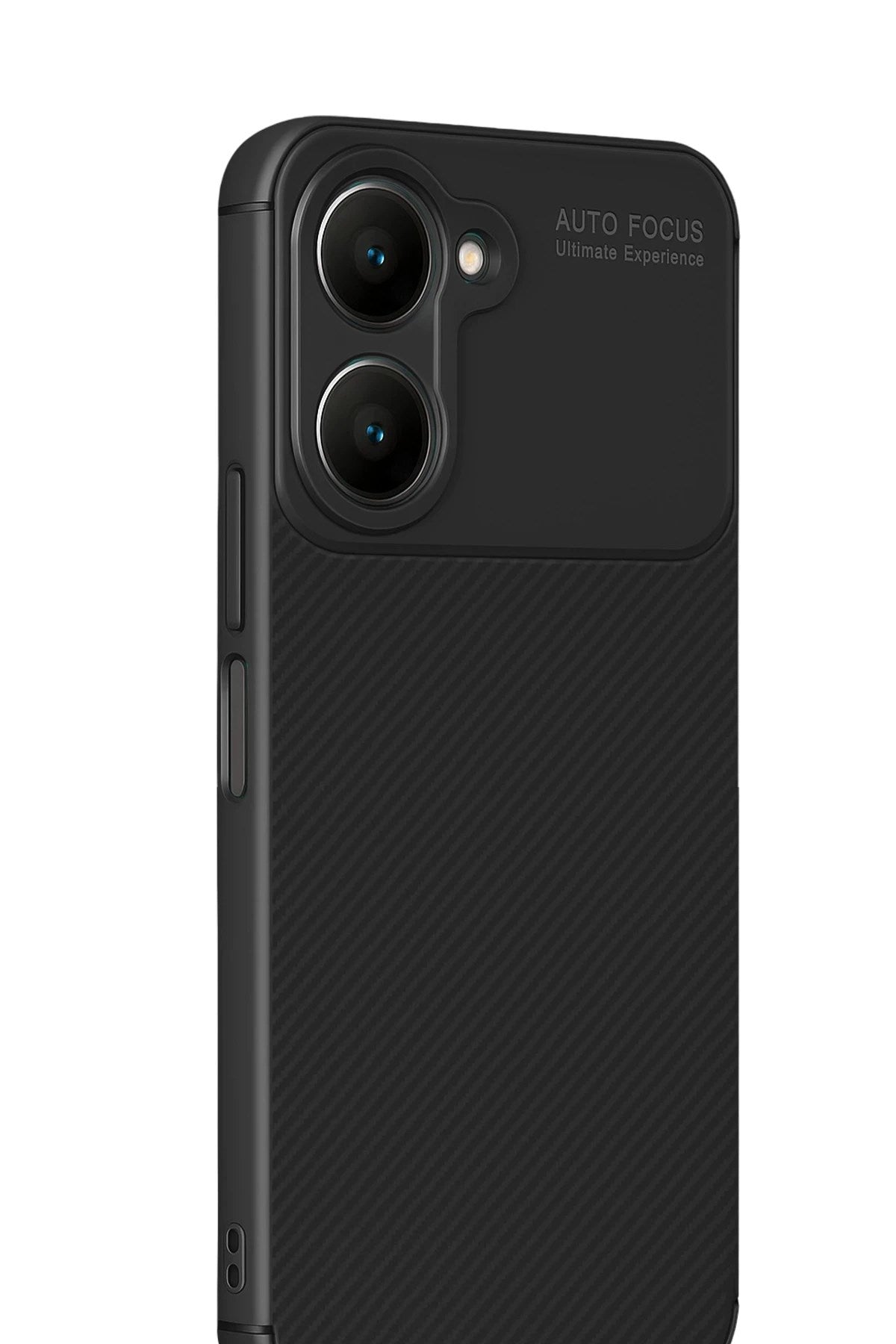 Mey İthalat® Vivo Y18 Kılıf Auto Focus Karbon Kapak - Siyah
