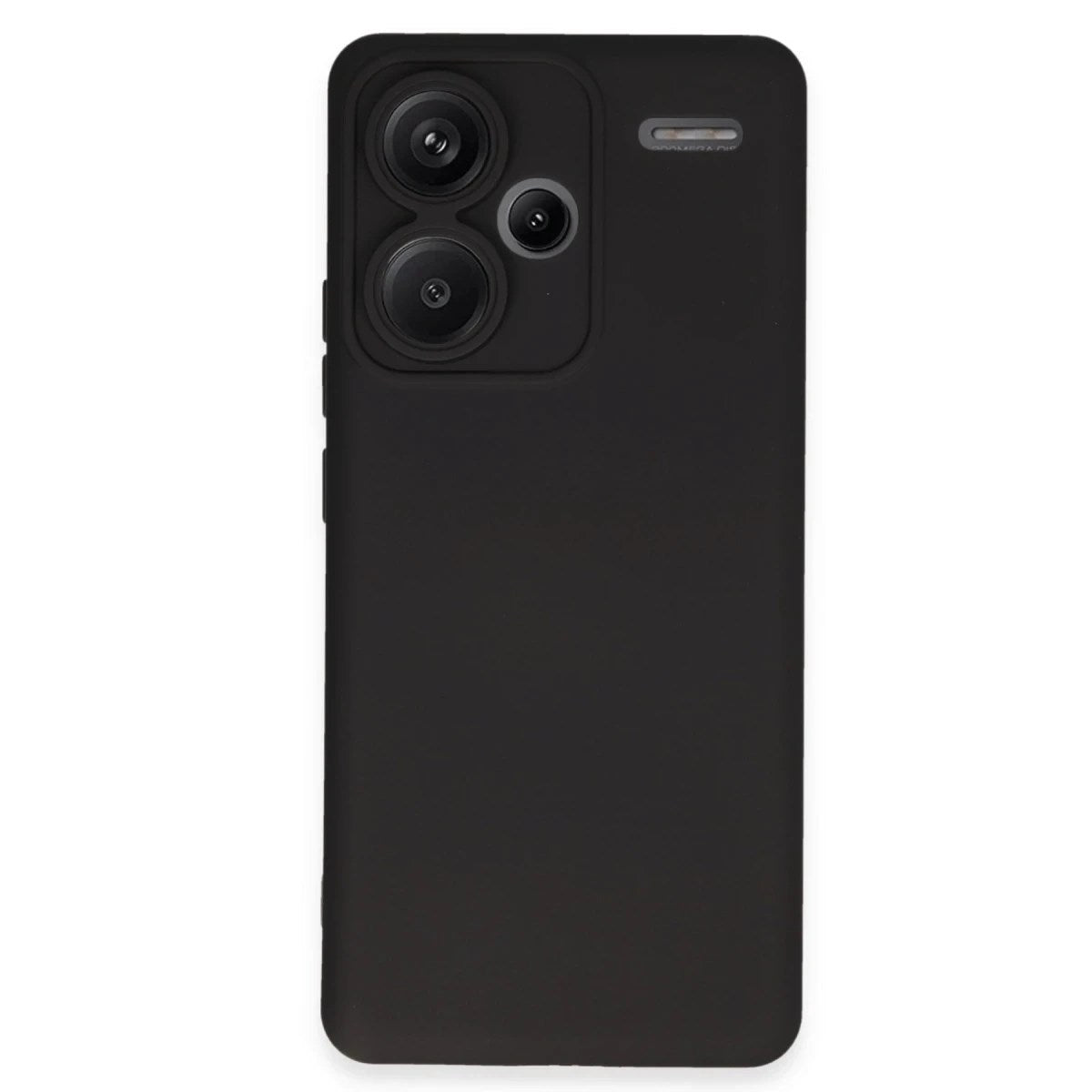 Mey İthalat® Redmi Note 13 Pro Plus Kılıf Nano içi Kadife Silikon - Siyah
