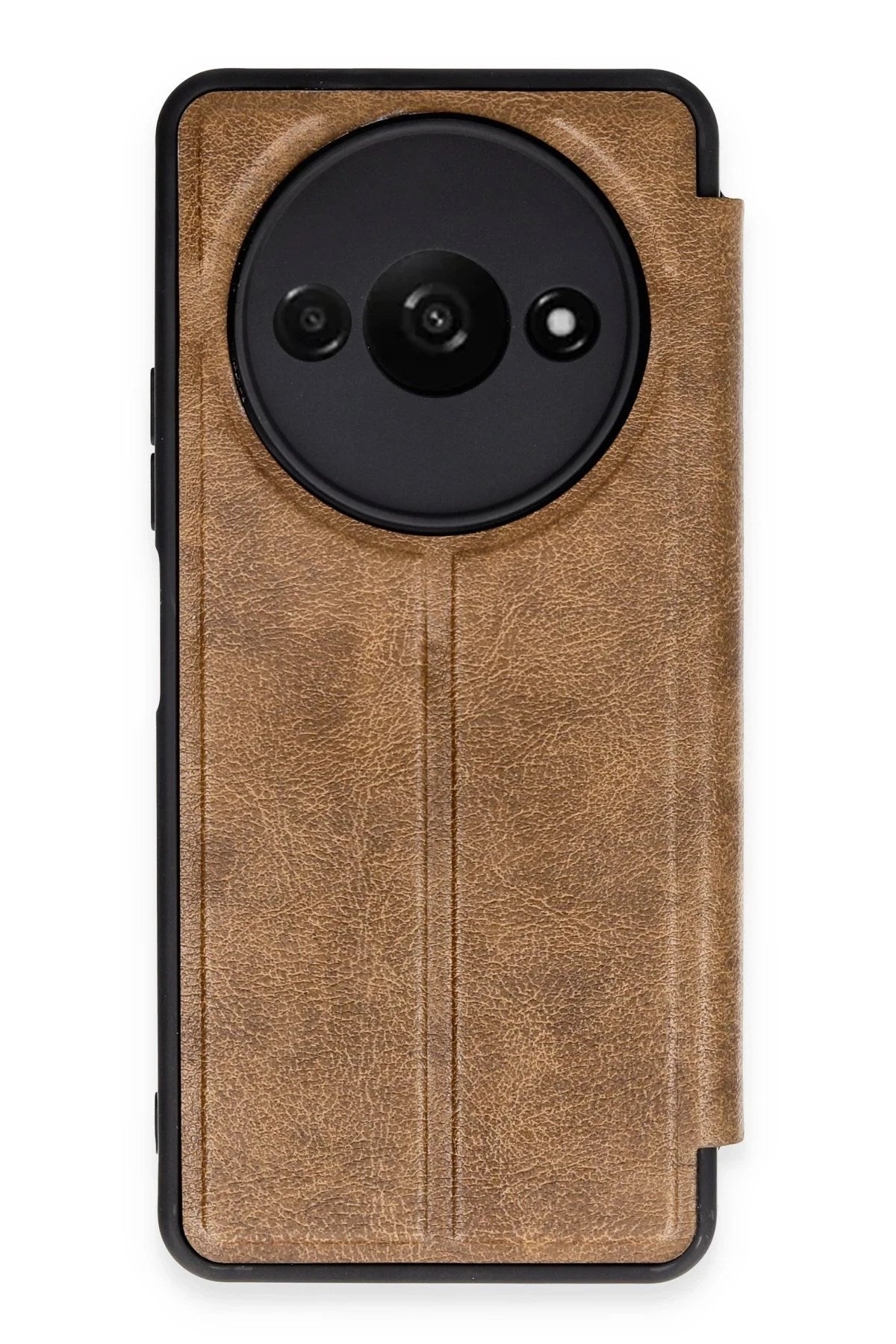 Mey İthalat® Redmi A3 4G Kılıf Flip Cover - Taba