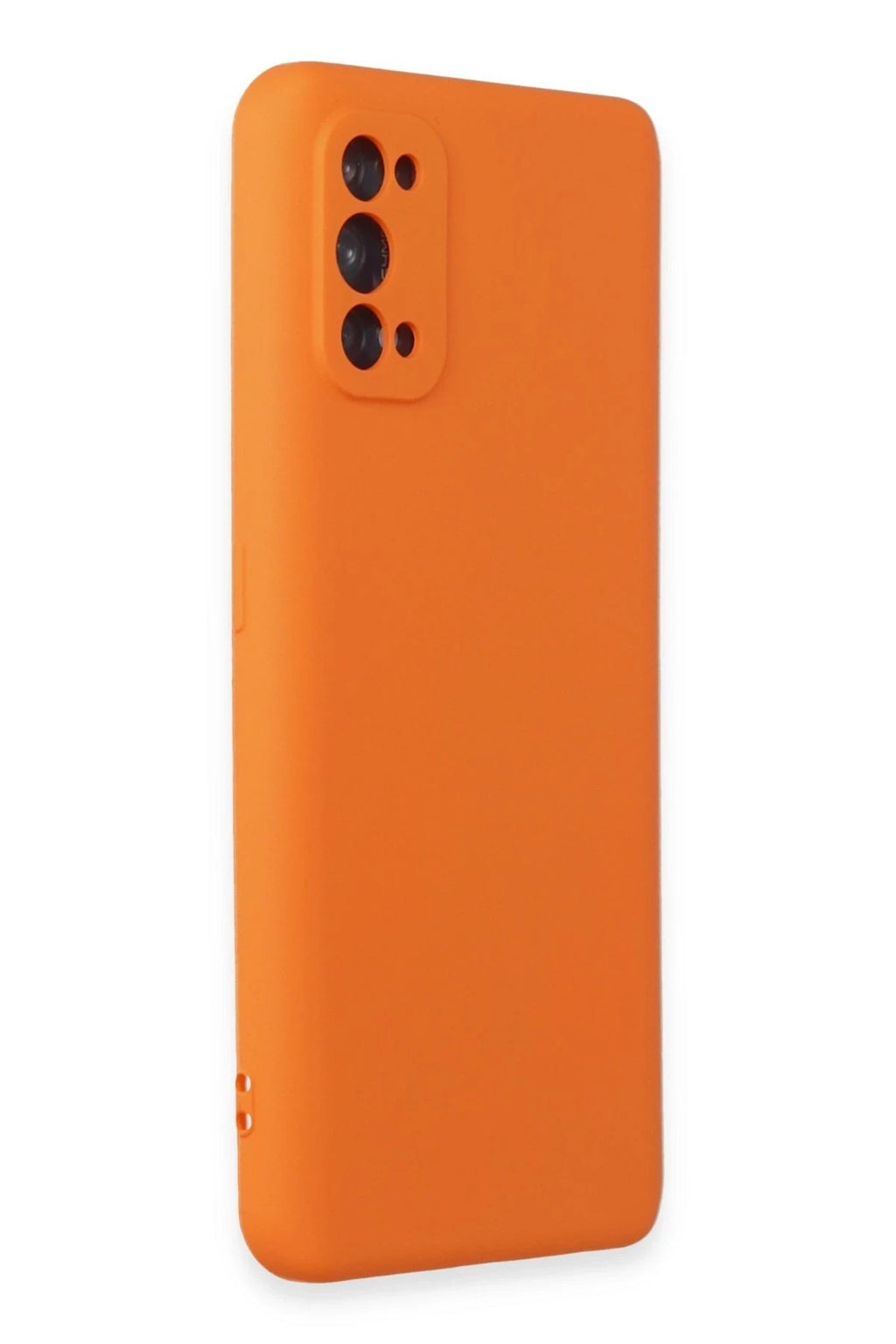 Mey İthalat® Realme 7 Pro Kılıf Nano içi Kadife Silikon - Turuncu