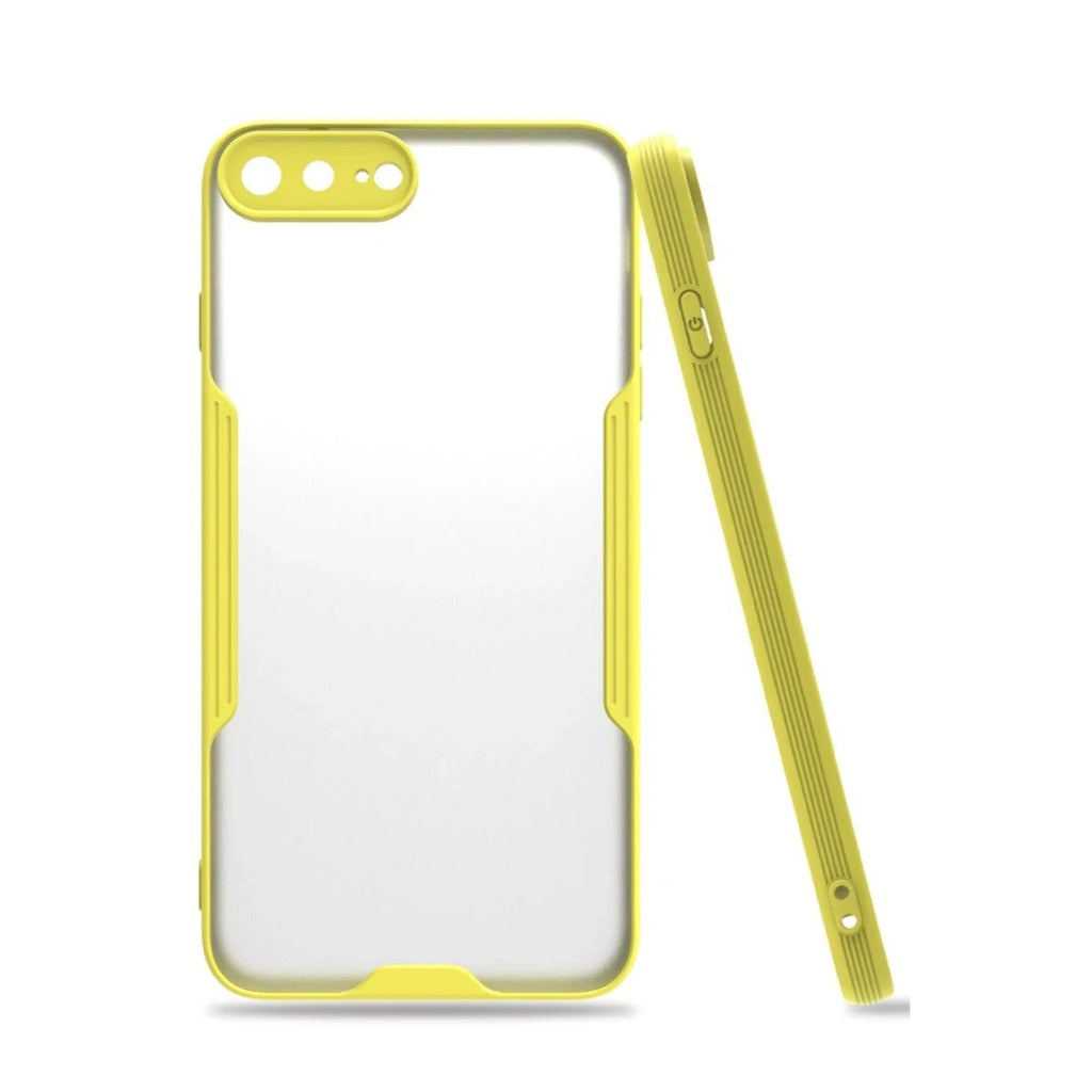 Mey İthalat® iPhone 7 Plus Kılıf Platin Silikon - Sarı