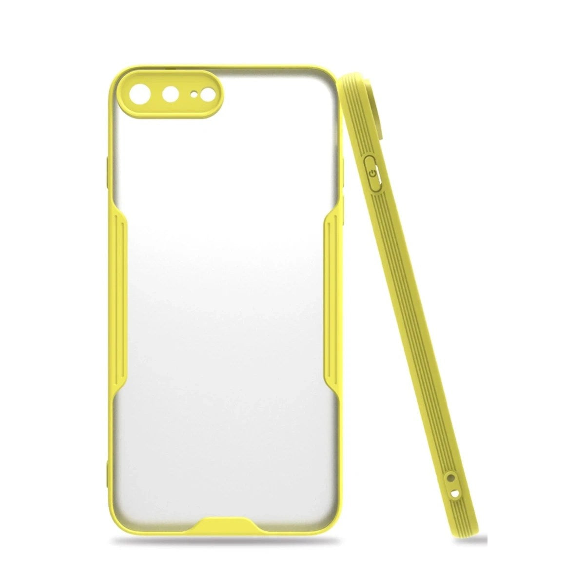 Mey İthalat® iPhone 7 Plus Kılıf Platin Silikon - Sarı