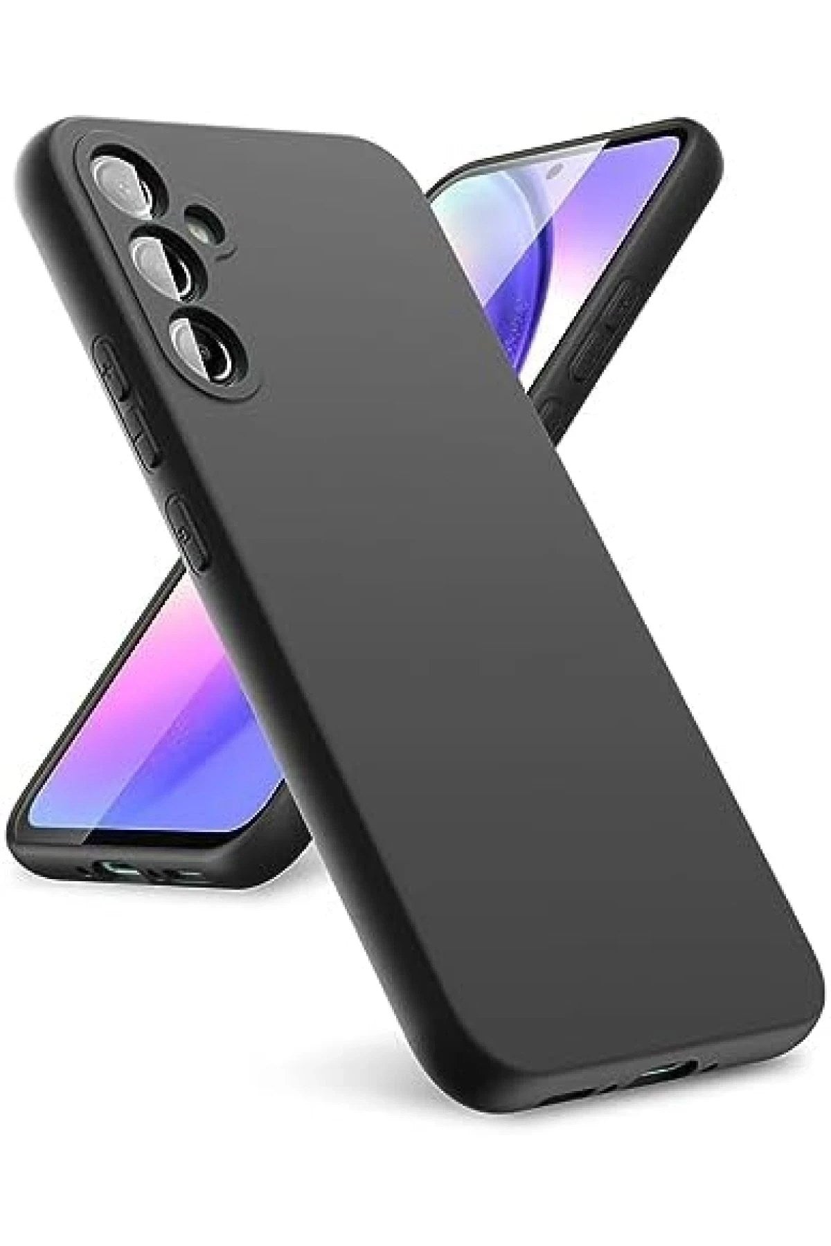 Mey İthalat® Samsung Galaxy A24 4G Kılıf First Silikon - Siyah