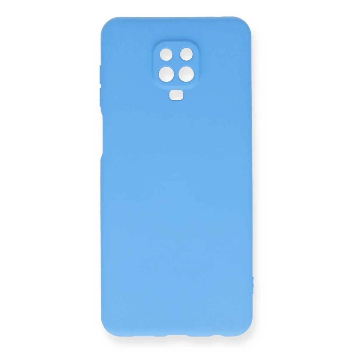 Mey İthalat® Redmi Note 9 Pro Kılıf Nano içi Kadife Silikon - Mavi