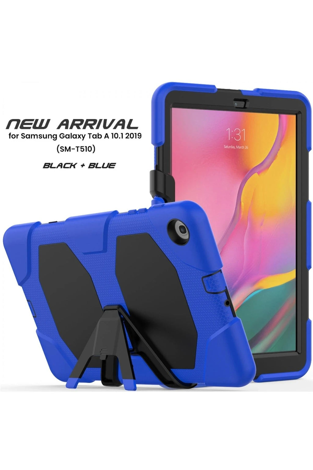 Mey İthalat® Samsung Galaxy T510 Tab A 10.1 Kılıf Griffin Tablet Kapak - Mavi