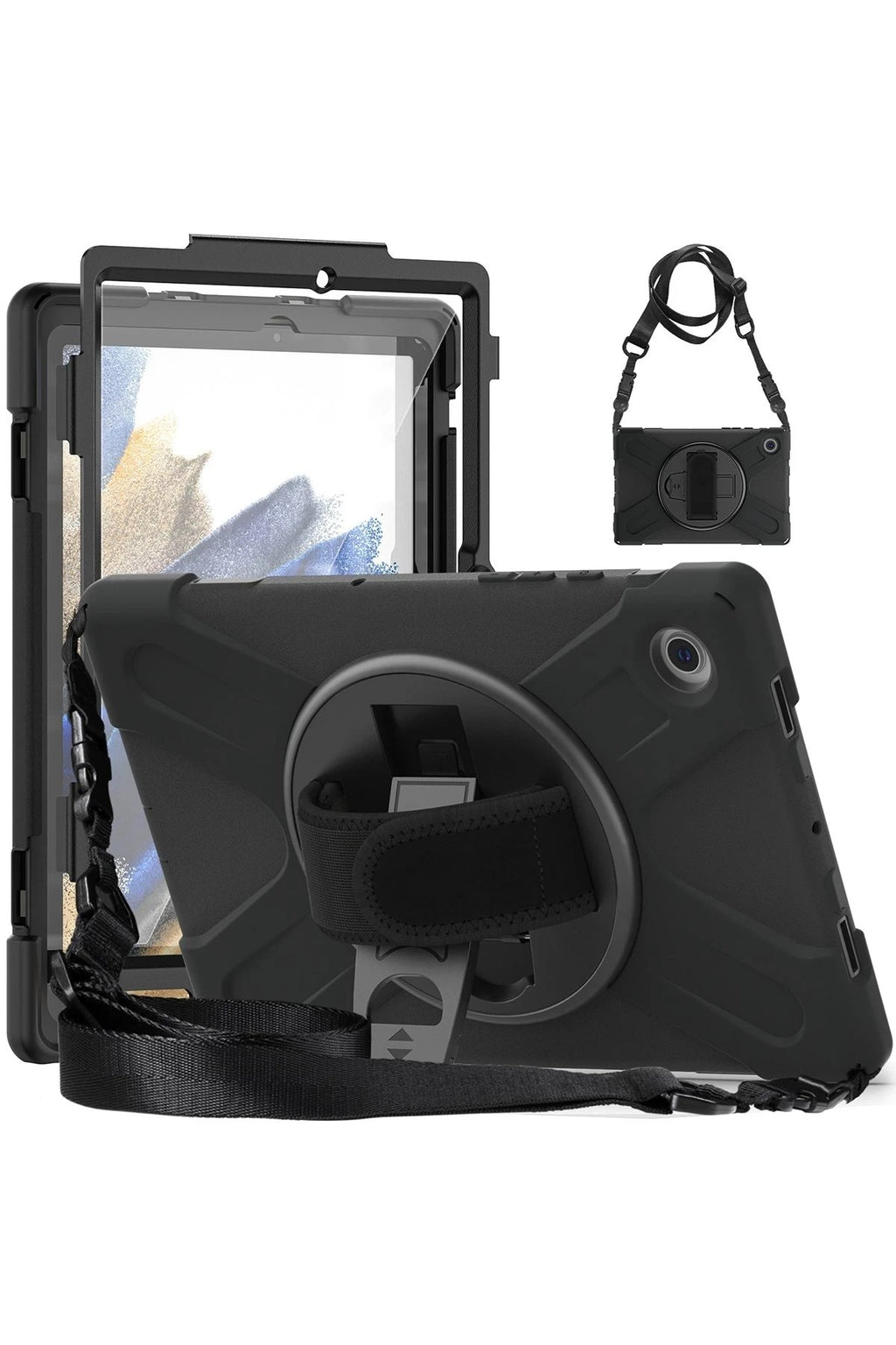 Mey İthalat® Lenovo Tab M10 TB328FU Kılıf Amazing Tablet Kapak - Siyah