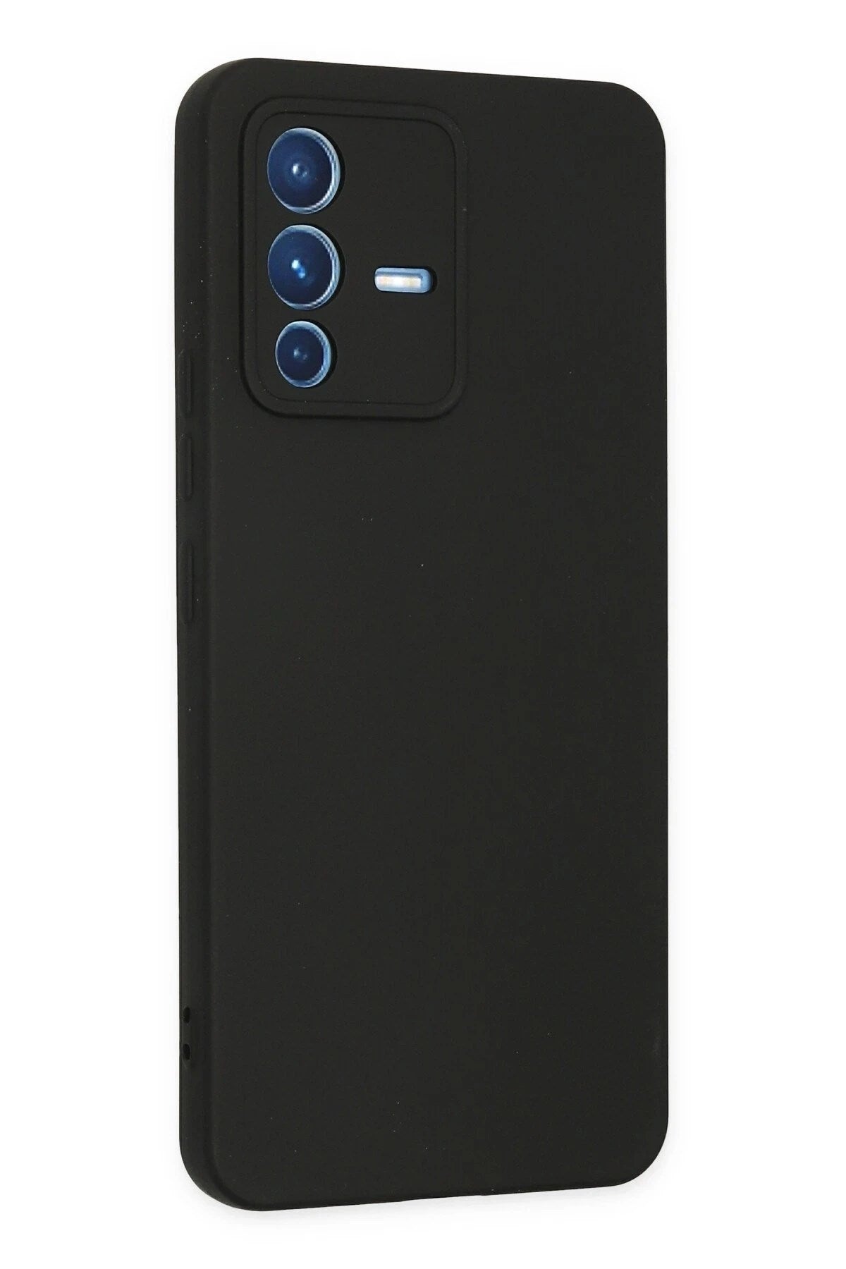 Mey İthalat® Vivo V23 5G Kılıf Nano içi Kadife Silikon - Siyah