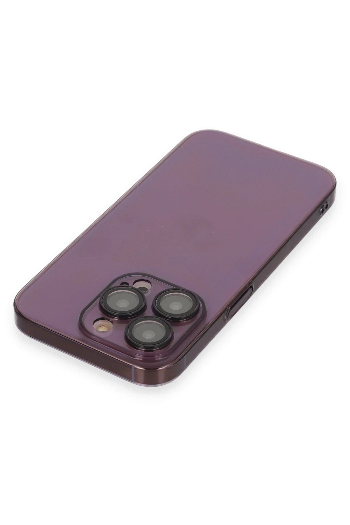Mey İthalat® iPhone 13 Pro Max Kılıf Armada Lensli Kapak - Derin Mor