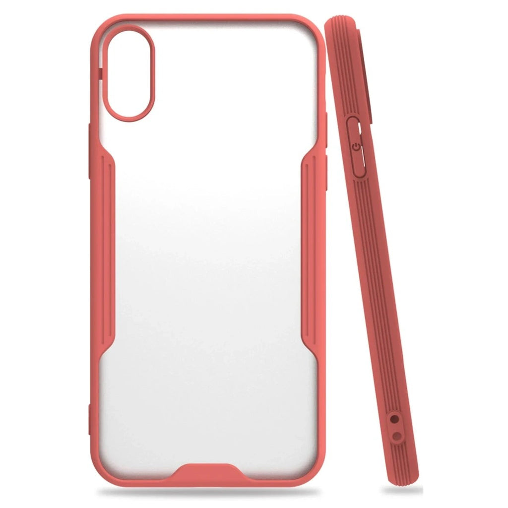 Mey İthalat® iPhone X Kılıf Platin Silikon - Pembe