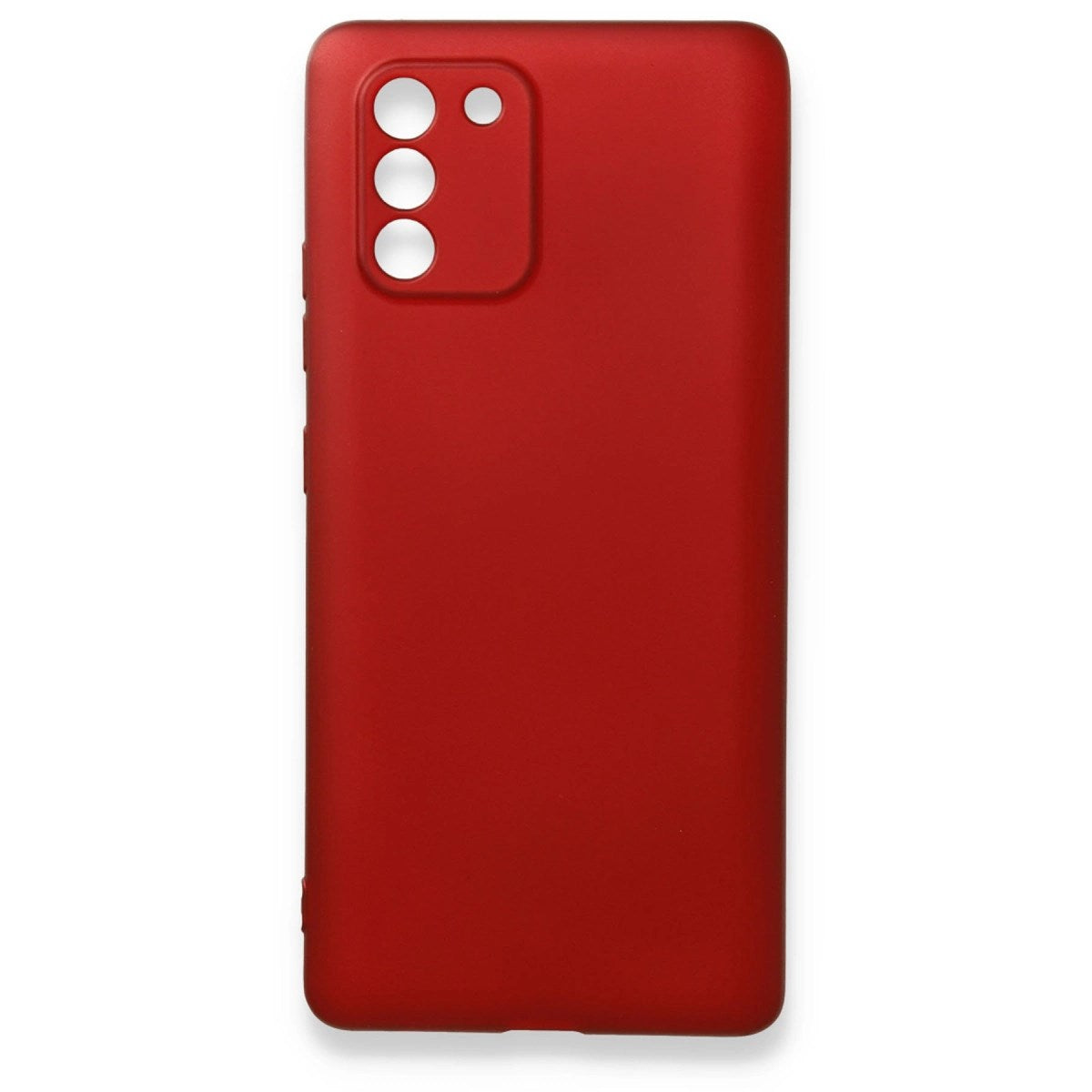 Mey İthalat® Samsung Galaxy A91 / S10 Lite Kılıf First Silikon - Bordo