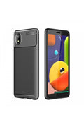 Mey İthalat® Samsung Galaxy A01 Core Kılıf Auto Focus Karbon Kapak - Siyah