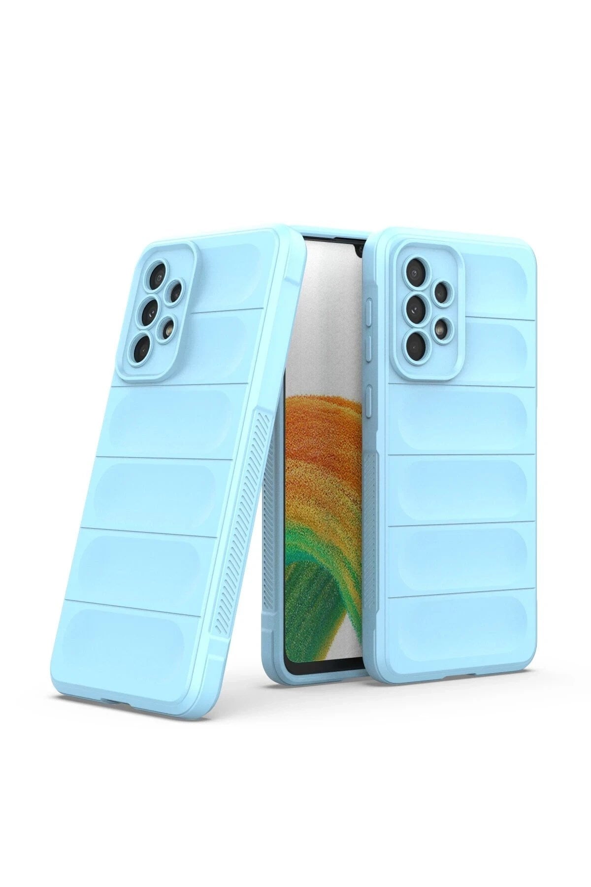 Mey İthalat® Samsung Galaxy A33 5G Kılıf Optimum Silikon - Sky Blue