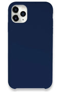 Mey İthalat® iPhone 11 Pro Max Kılıf Lansman Legant Silikon - Lacivert