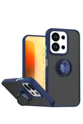 Mey İthalat® Redmi 15C 4G Montreal Yüzüklü Silikon Kapak - Lacivert