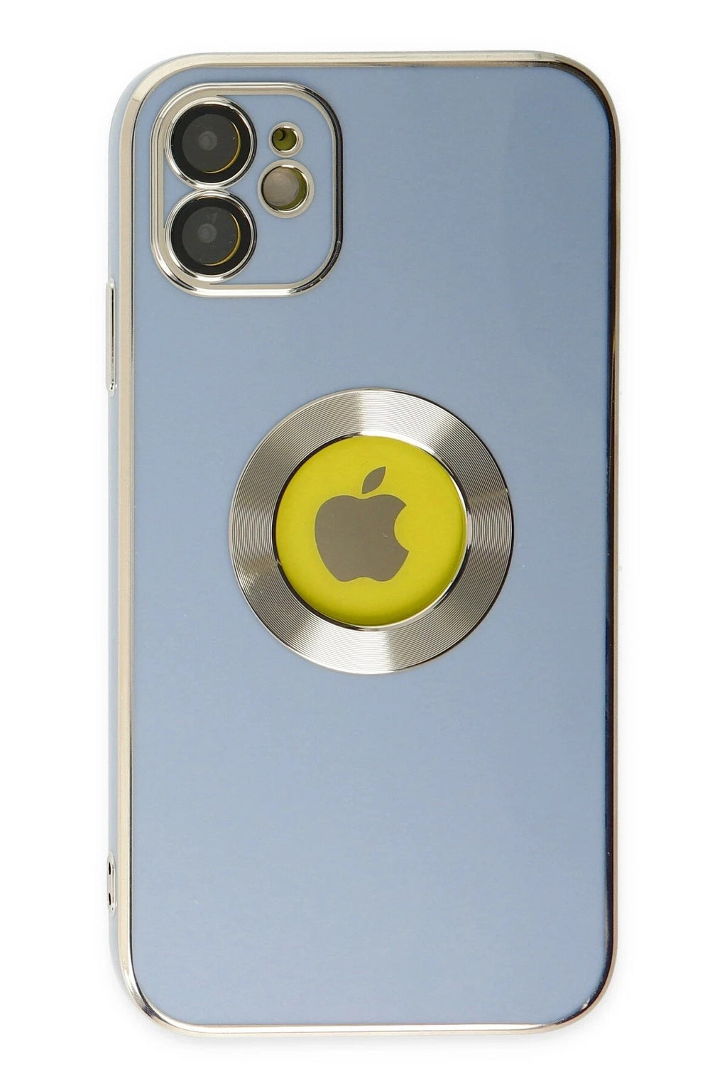 Mey İthalat® iPhone 12 Kılıf Store Silikon - Sierra Blue