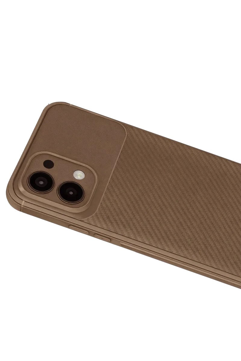 Mey İthalat® A6 Pro 4G Auto Focus Karbon Kapak - Kahverengi