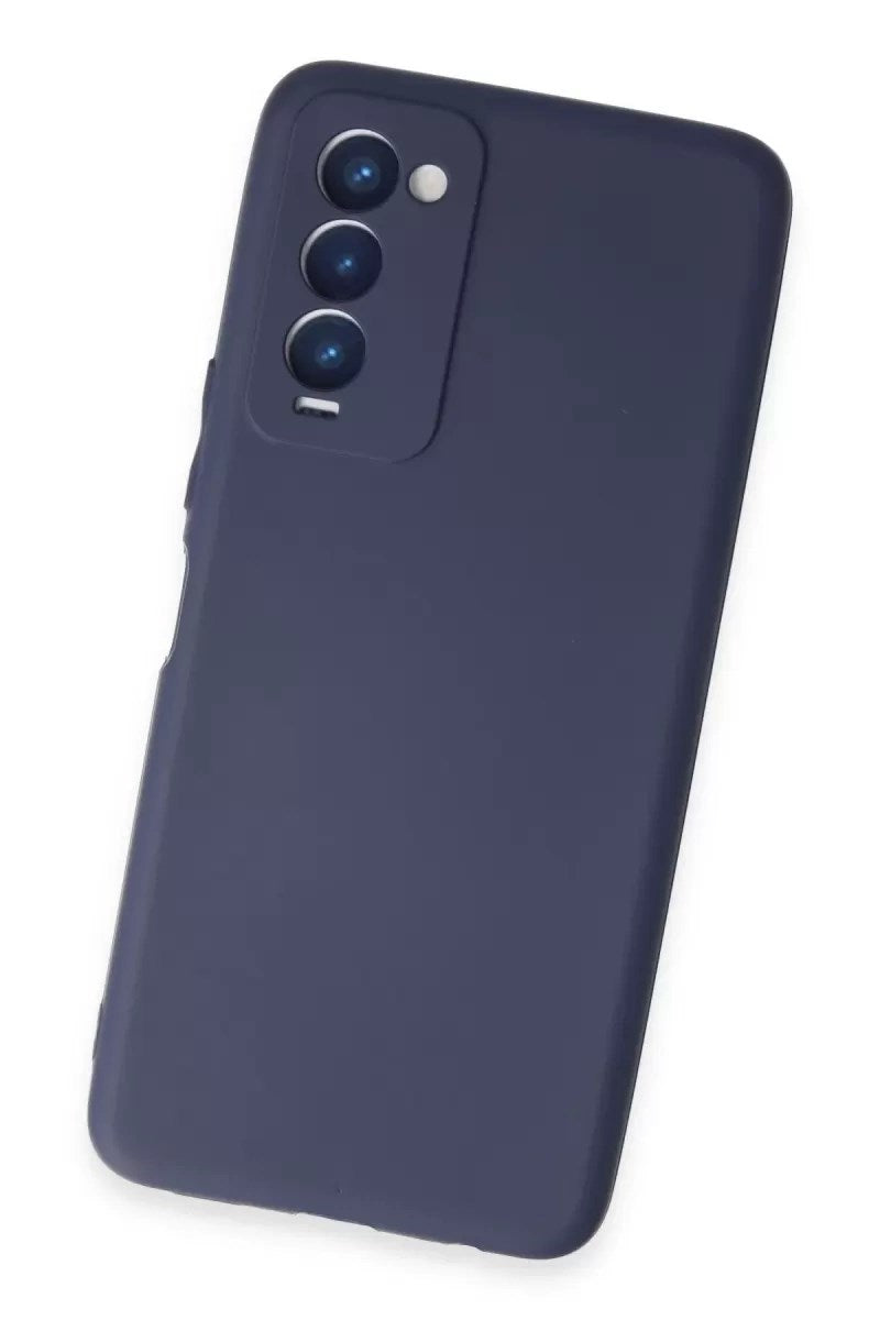 Mey İthalat® Tecno Camon 18 Kılıf First Silikon - Lacivert