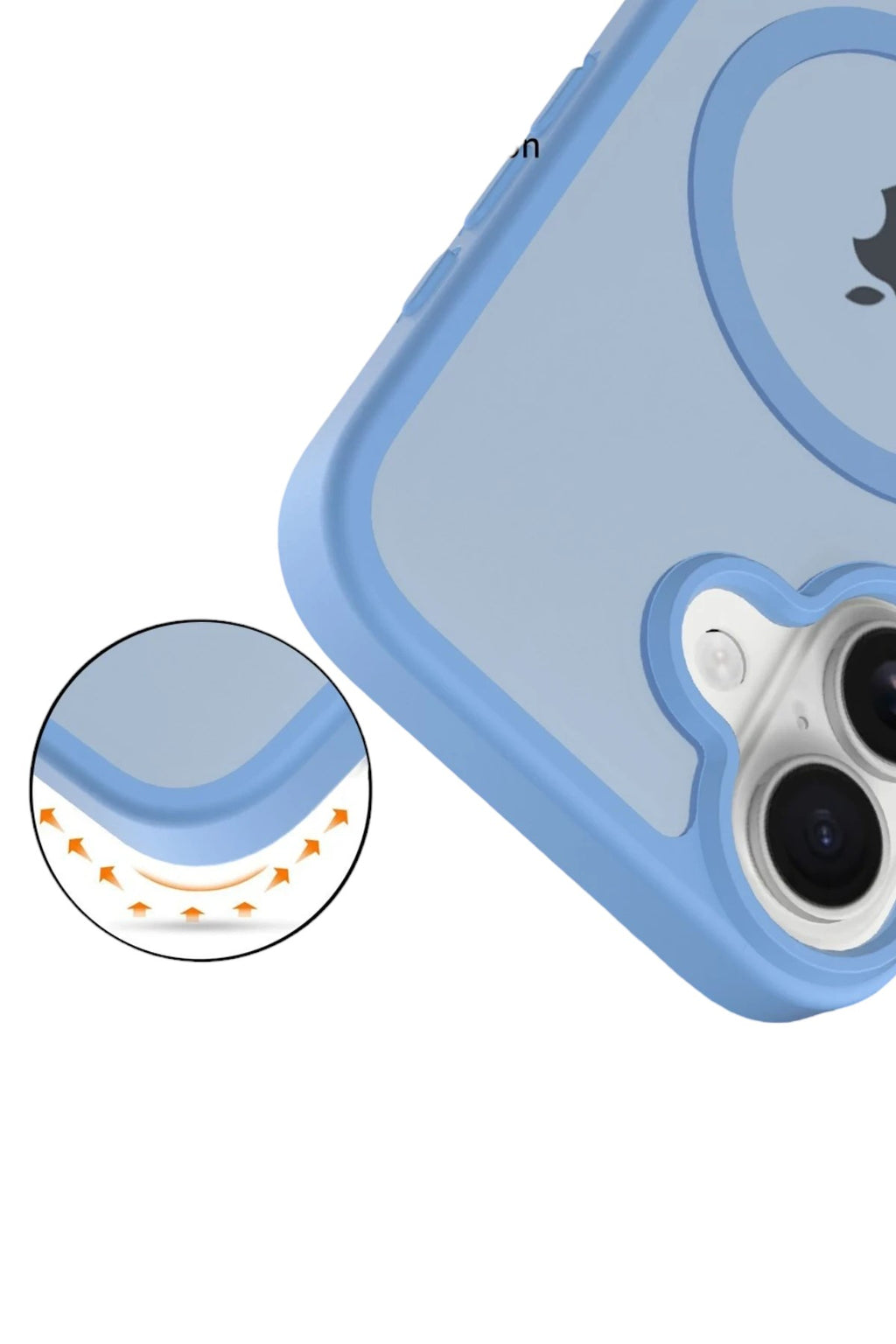 Mey İthalat® iPhone 17 Jota Magsafe Kapak - Açık Mavi