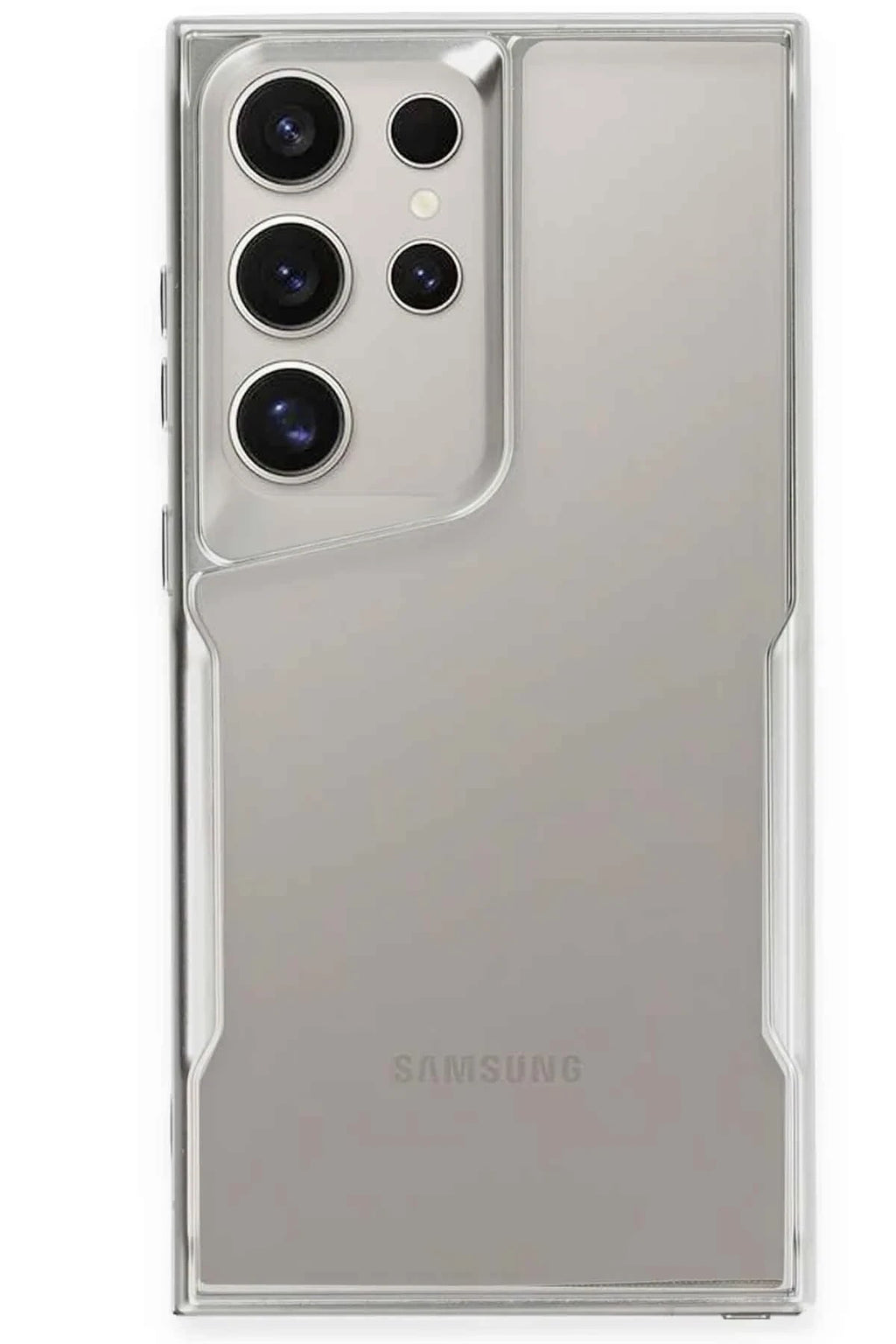 Mey İthalat® Samsung Galaxy S25 Ultra Kılıf Boyi Silikon Kapak - Gümüş