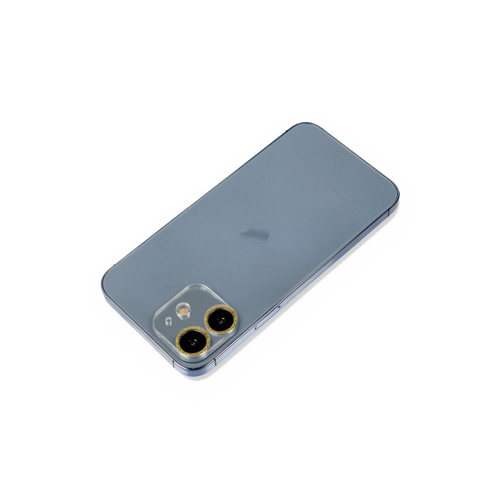 Mey İthalat® iPhone 12 Mini Shine Kamera Lens Koruma Cam - Gold