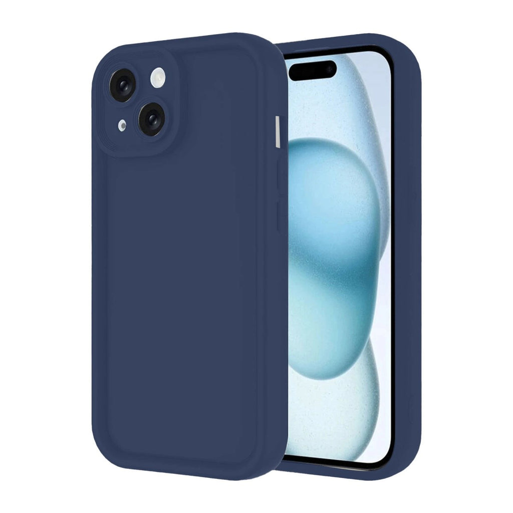 Mey İthalat® iPhone 14 Kılıf Viera Silikon - Lacivert
