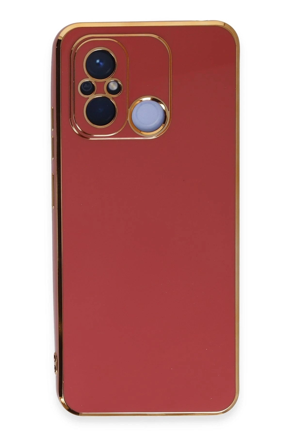 Mey İthalat® Redmi 12C Kılıf Volet Silikon - Kırmızı