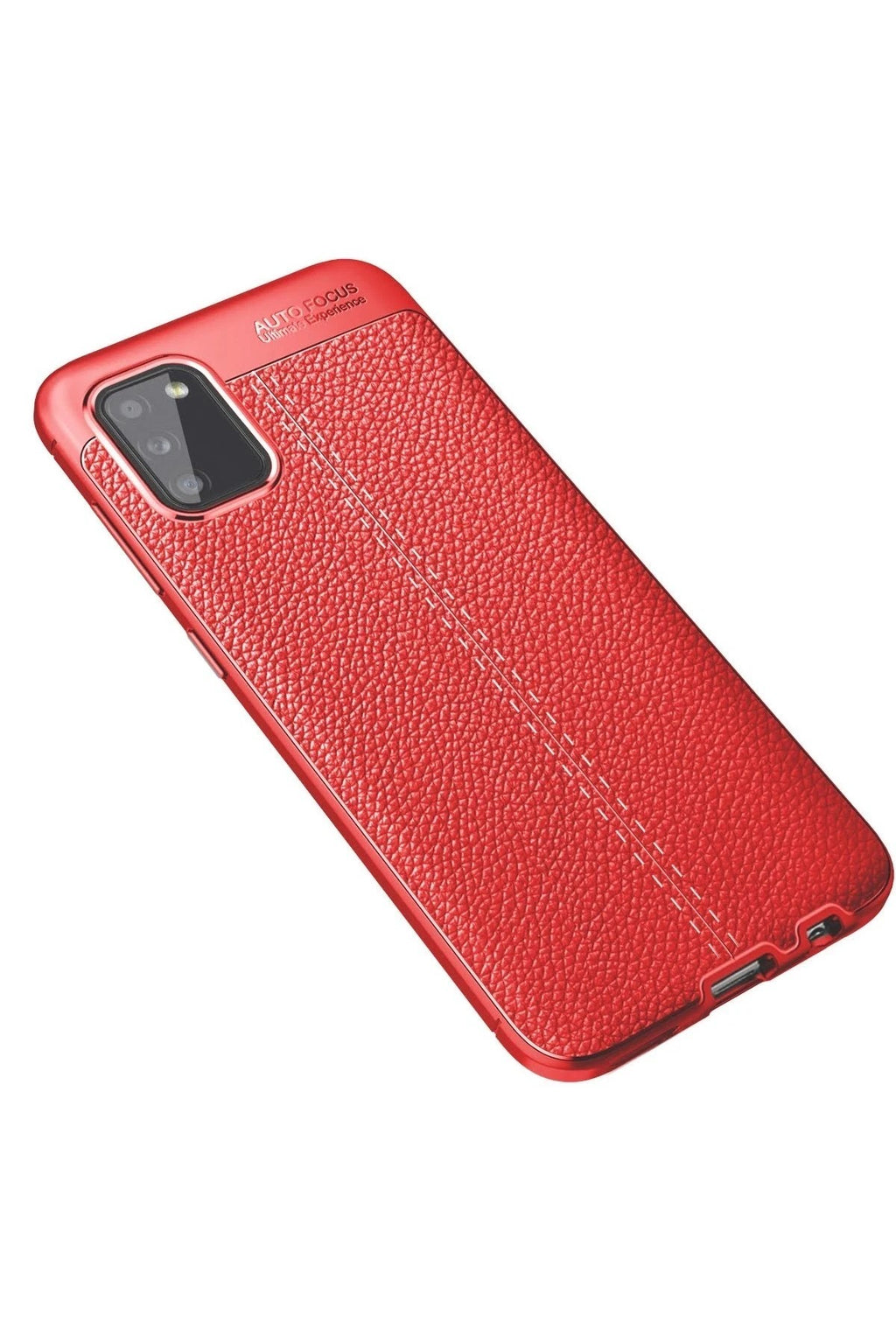 Mey İthalat® Samsung Galaxy A02S Kılıf Auto Focus Kapak - Kırmızı