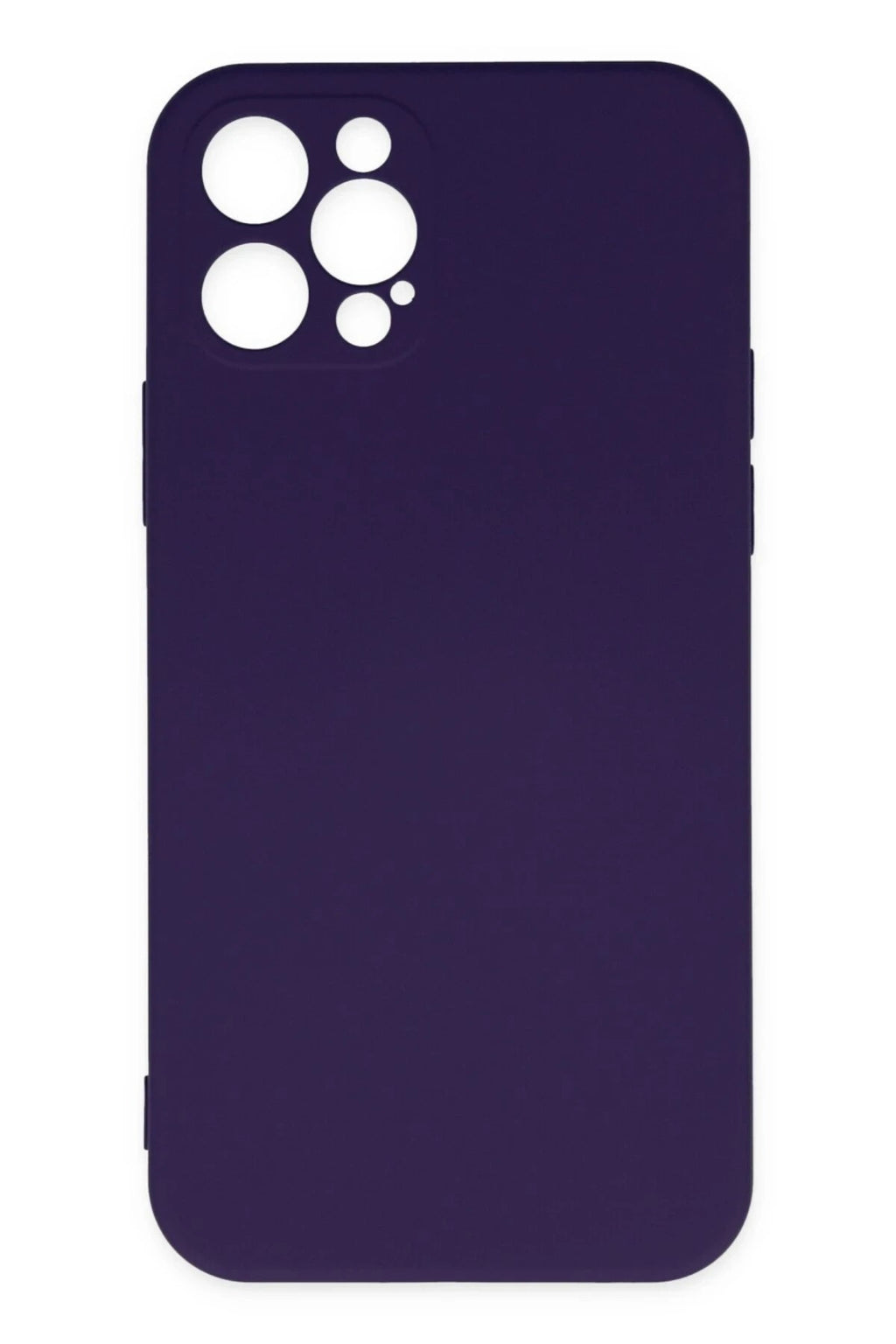 Mey İthalat® iPhone 12 Pro Max Kılıf Nano içi Kadife Silikon - Mor