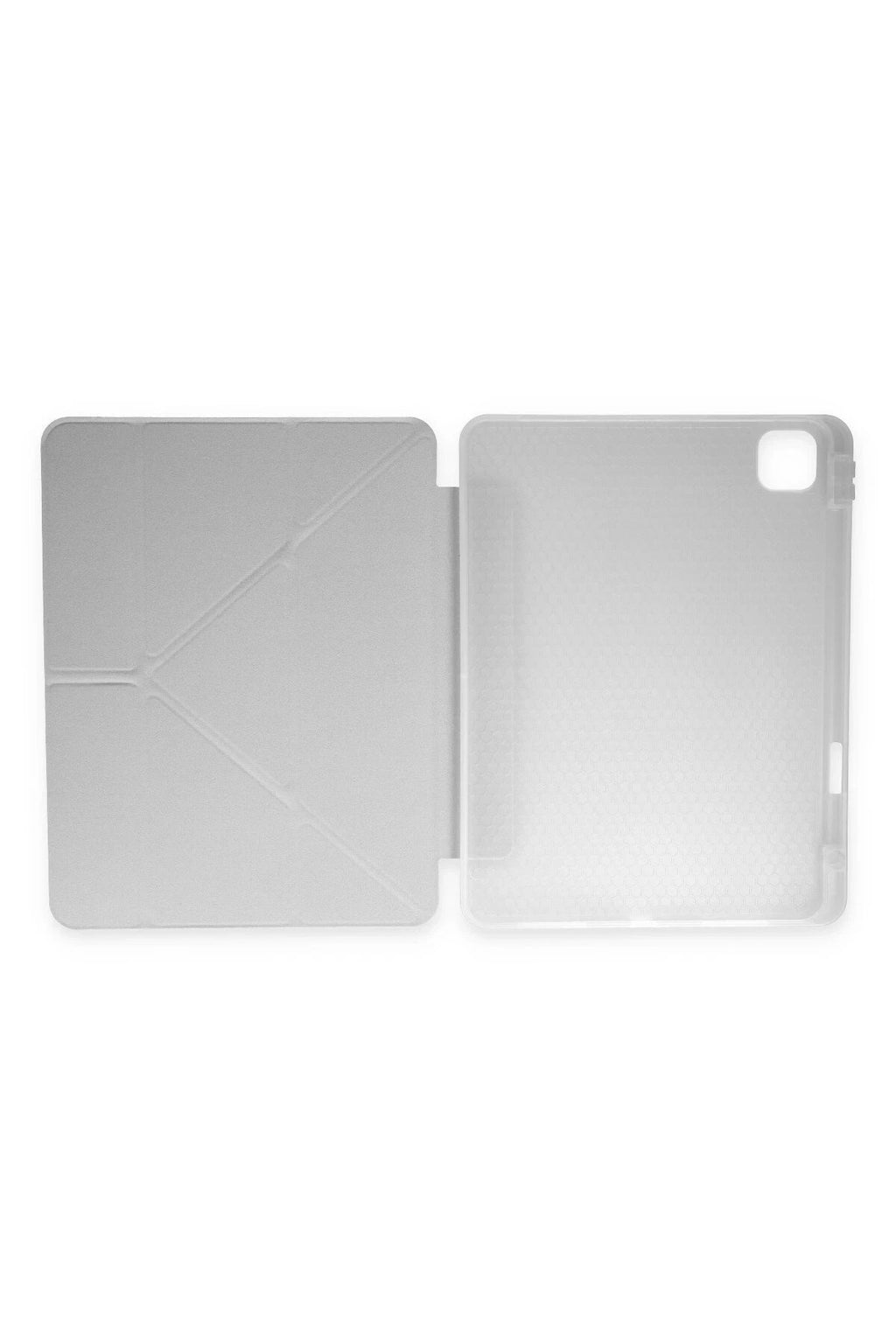 Mey İthalat® Redmi Pad SE Kılıf Kalemlikli Mars Tablet Kılıfı - Gri
