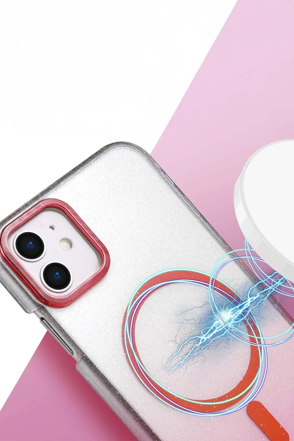 Mey İthalat® iPhone 12 Glossy Magsafe Kapak - Mor