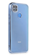 Mey İthalat® Redmi 9C Kılıf Lensli Silikon - Açık Mavi