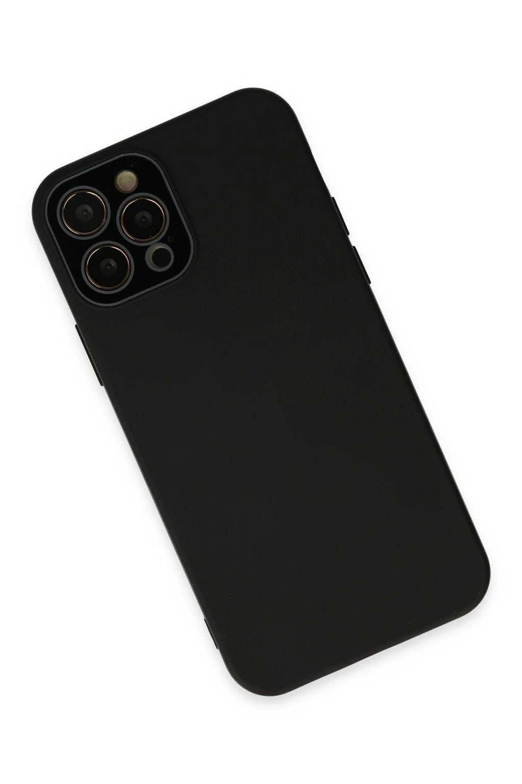 Mey İthalat® iPhone 12 Pro Kılıf Lansman Glass Kapak - Siyah
