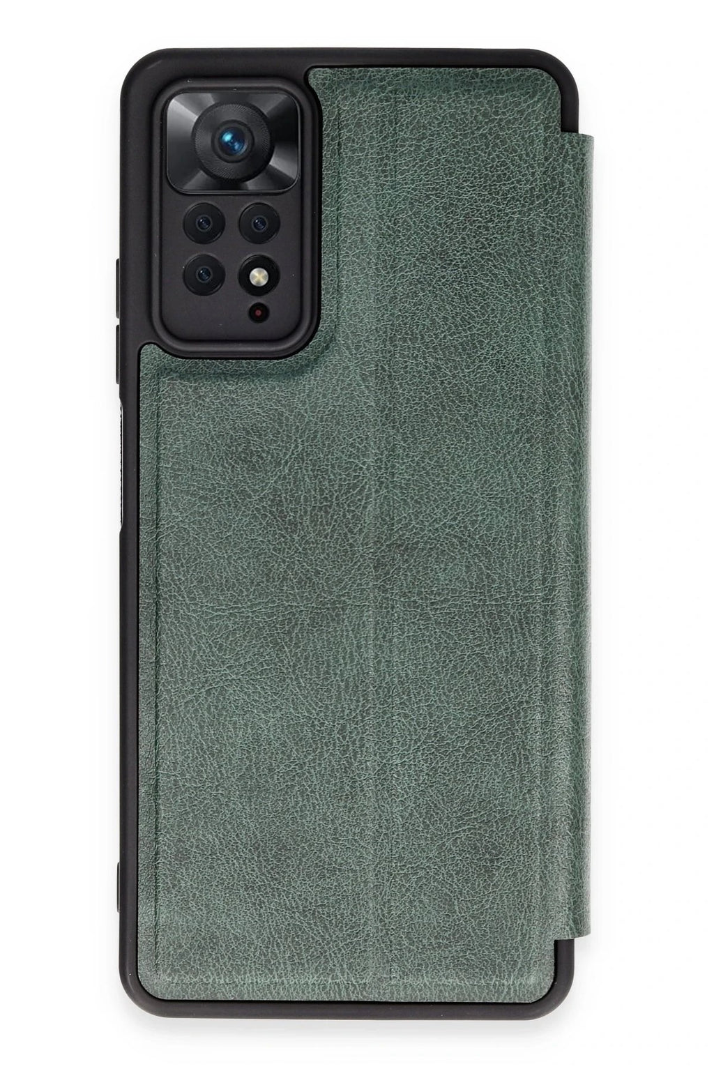 Mey İthalat® Redmi Note 12 Pro 4G Kılıf Flip Cover - Koyu Yeşil