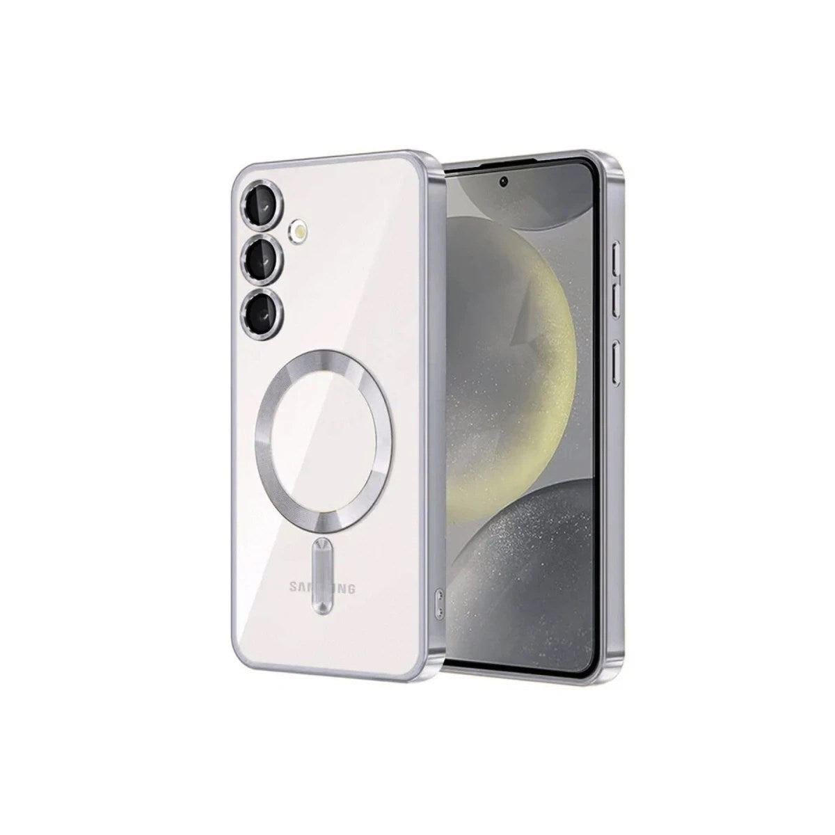 Mey İthalat® Samsung Galaxy S23 Plus Kılıf Kross Magneticsafe Kapak - Gümüş