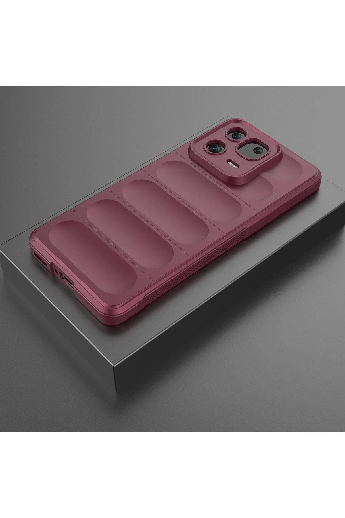 Mey İthalat® Mi 13 Pro Kılıf Optimum Silikon - Bordo